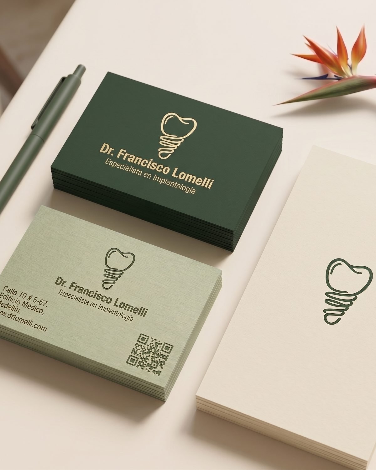 tarjetas de presentaciom, dr francisco lomelli